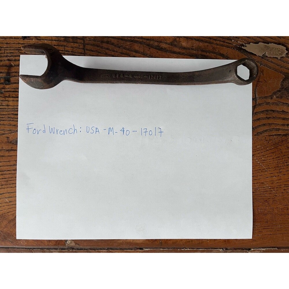 Vintage Ford USA M-40-17017 Spark Plug Combination Wrench Model A or T 6 Point